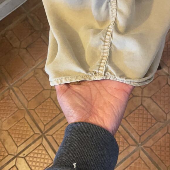 H&M L.O.G.G khaki button dress - Picture 7 of 9